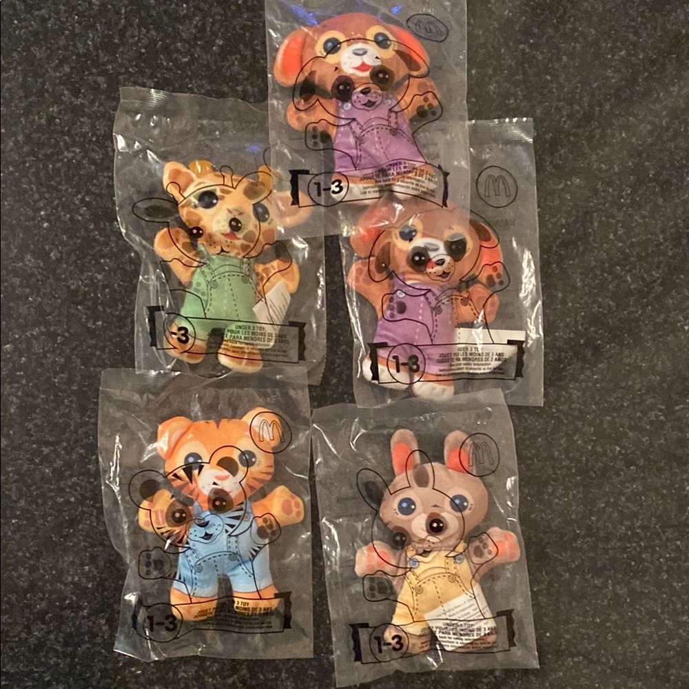 McDonald's Happy Meal Toy Set of 5